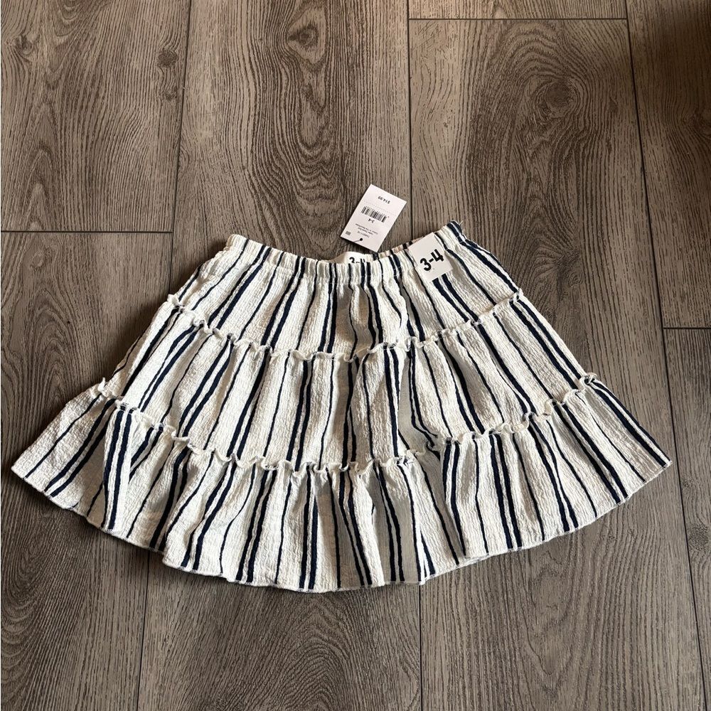 Cotton on girls Striped Ruffle Skirt